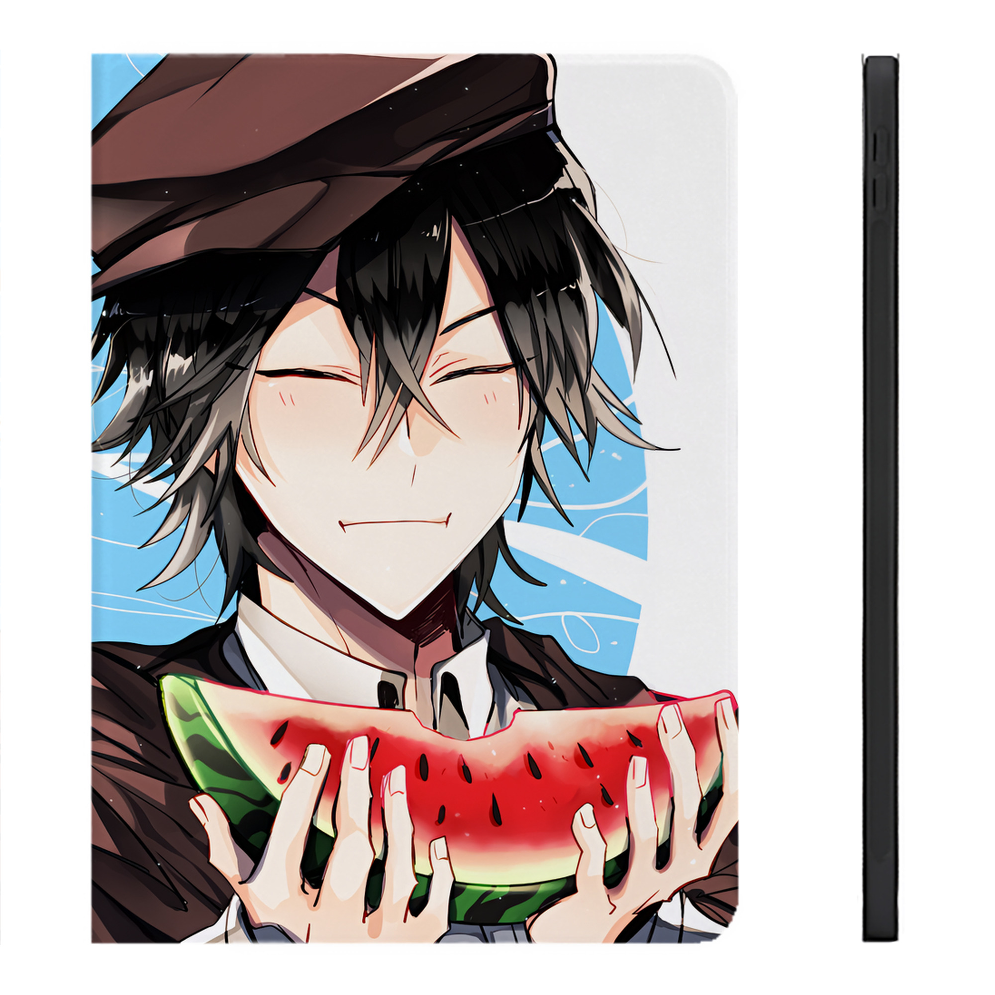 （画像用） 文豪ストレイドッグス Bungo Stray Dogs IPadケース ペンホルダー付き ブックスタイルデザイン